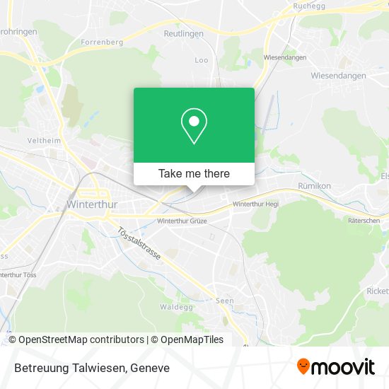 Betreuung Talwiesen map