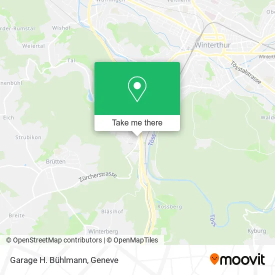Garage H. Bühlmann map