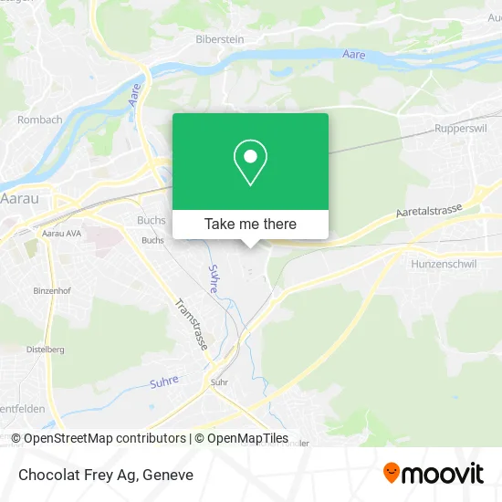 Chocolat Frey Ag map