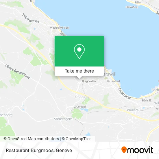 Restaurant Burgmoos map
