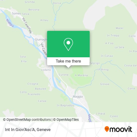 Int In Giov’Asc’A map