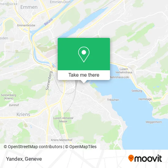 Yandex map