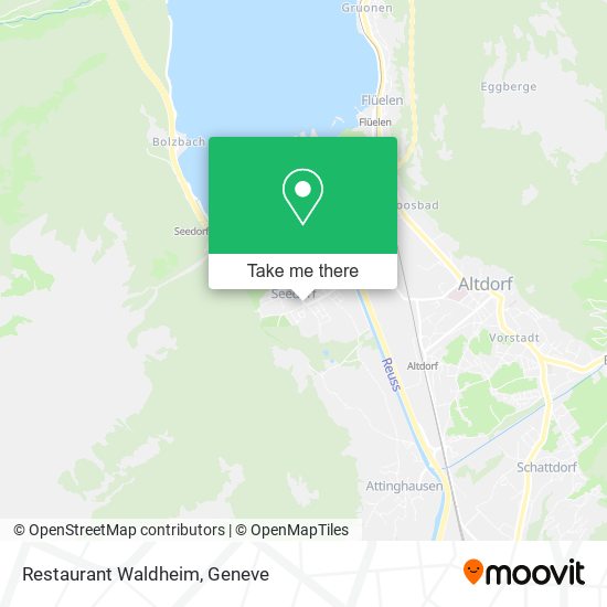 Restaurant Waldheim map