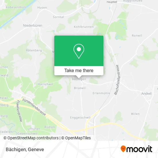 Bächigen map