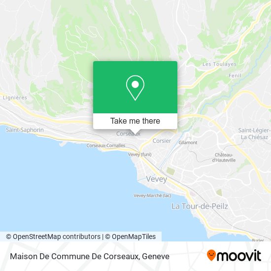Maison De Commune De Corseaux map