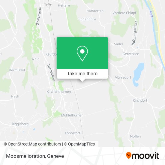 Moosmelioration map