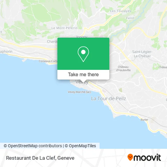Restaurant De La Clef map