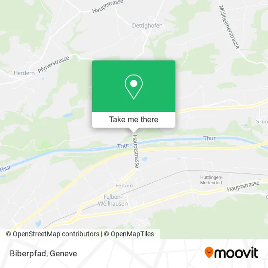 Biberpfad map