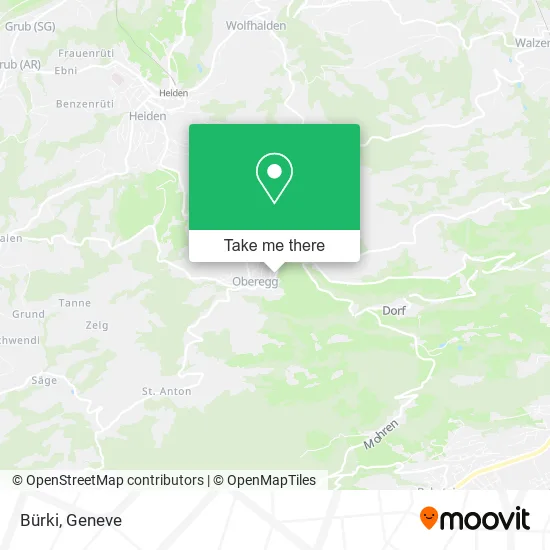Bürki map