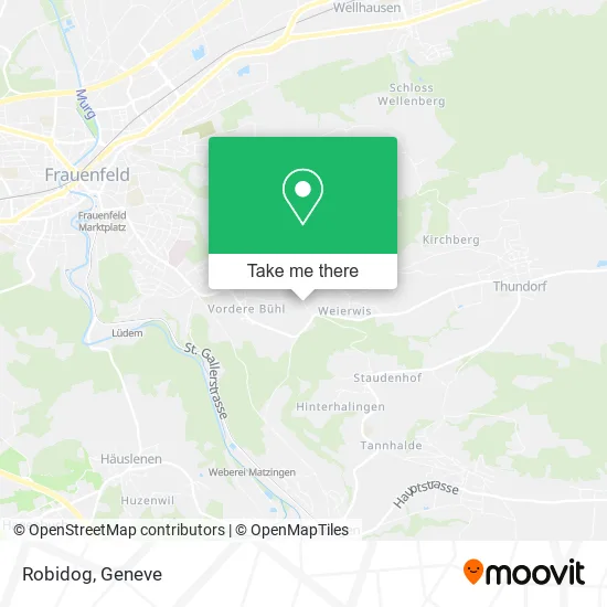 Robidog map