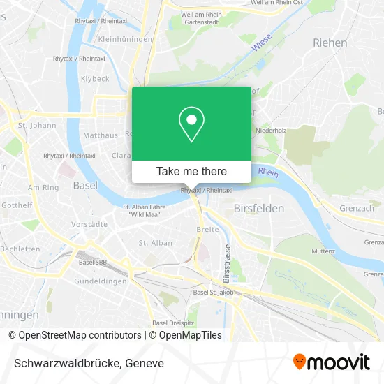 Schwarzwaldbrücke map