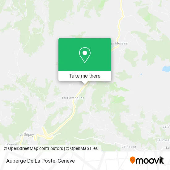 Auberge De La Poste map