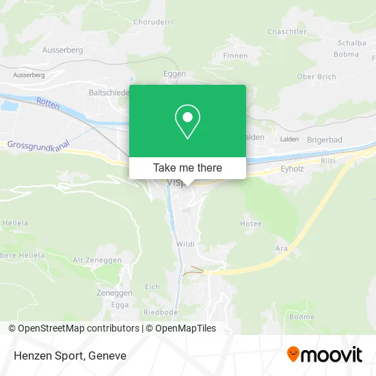 Henzen Sport map