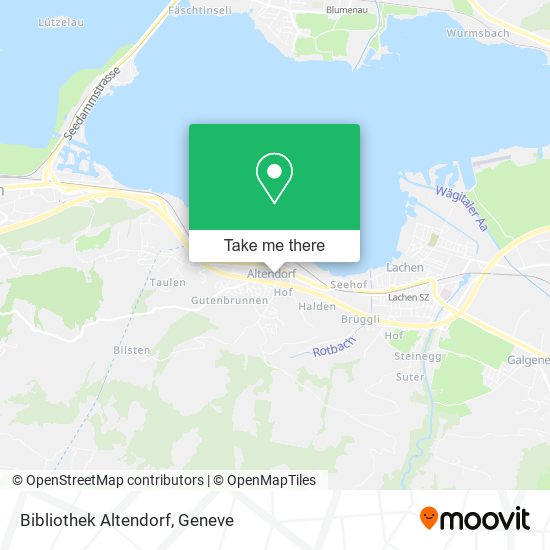 Bibliothek Altendorf map