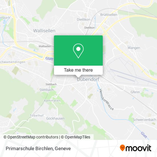 Primarschule Birchlen map