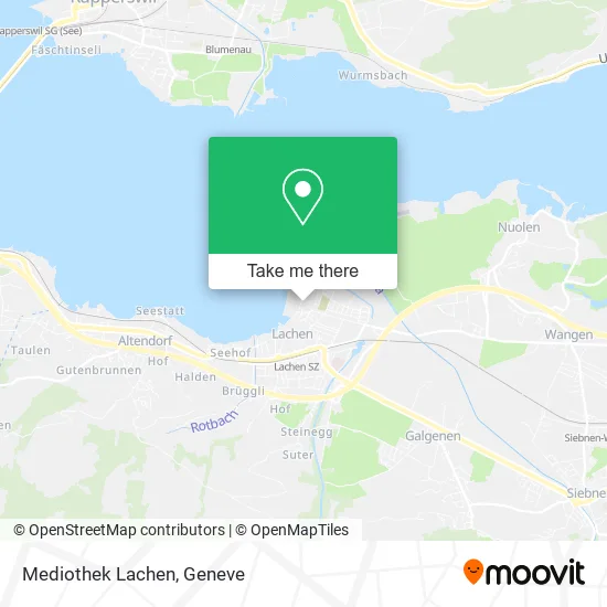 Mediothek Lachen map