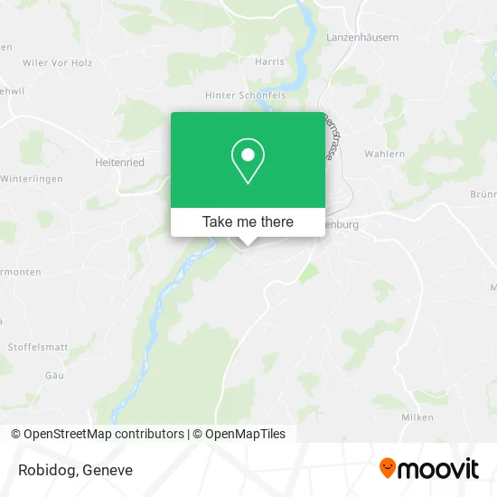 Robidog map