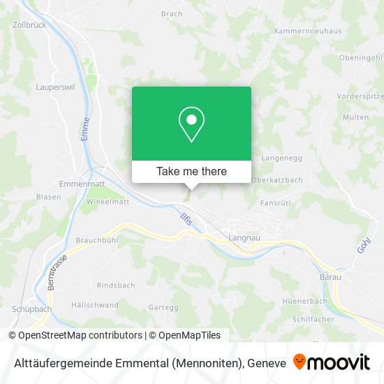 Alttäufergemeinde Emmental (Mennoniten) map