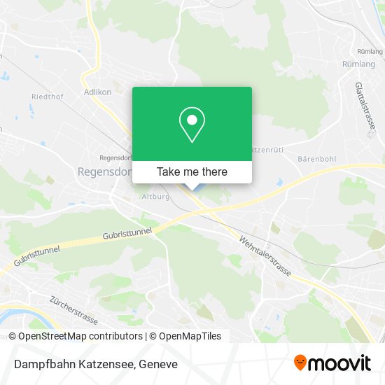 Dampfbahn Katzensee map
