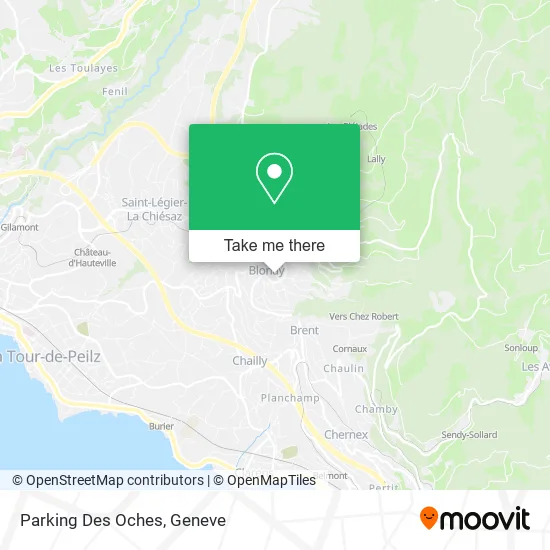 Parking Des Oches map