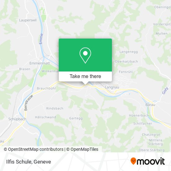 Ilfis Schule map