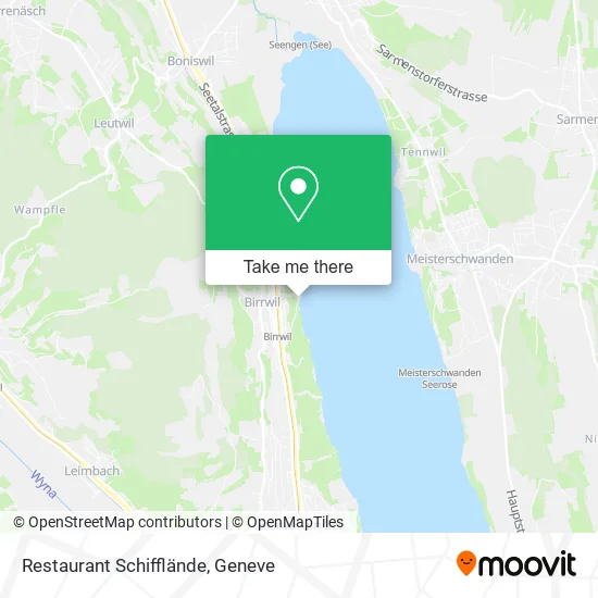 Restaurant Schifflände map