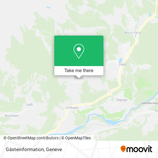 Gästeinformation map