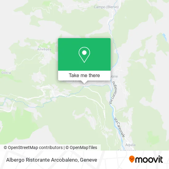 Albergo Ristorante Arcobaleno map