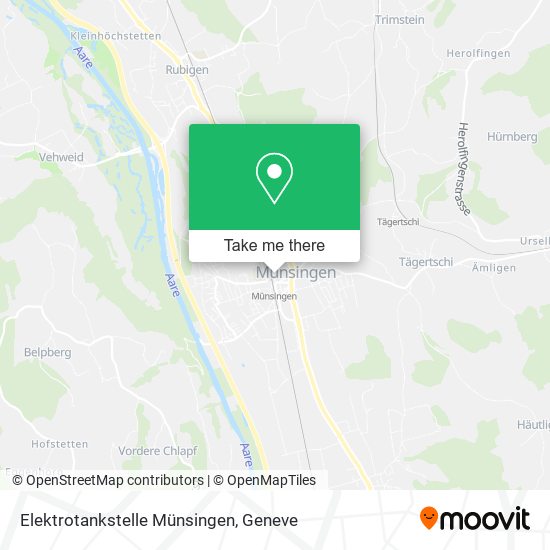 Elektrotankstelle Münsingen map