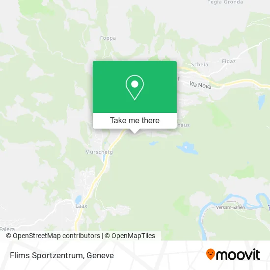 Flims Sportzentrum map