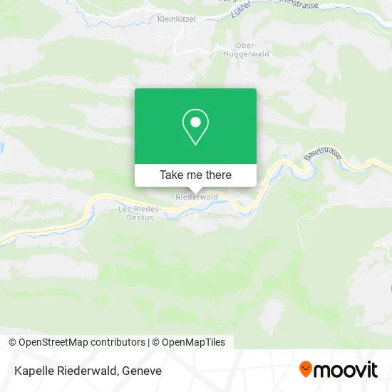 Kapelle Riederwald map