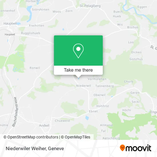 Niederwiler Weiher map