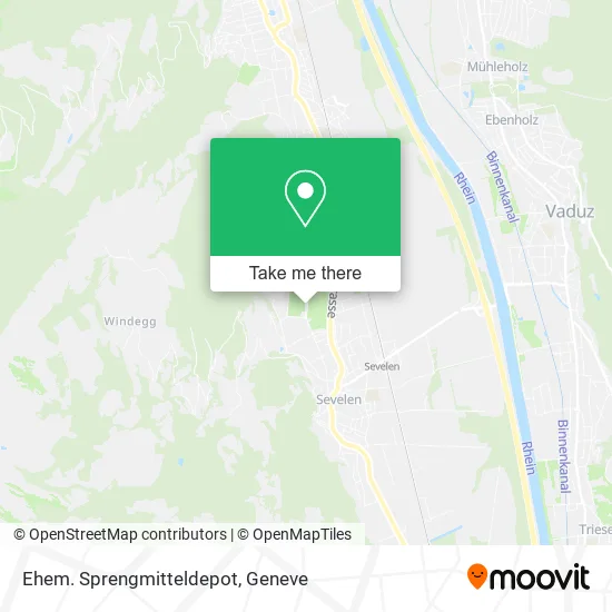 Ehem. Sprengmitteldepot map
