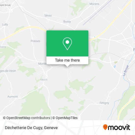 Déchetterie De Cugy map