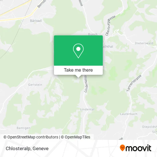 Chlosteralp map
