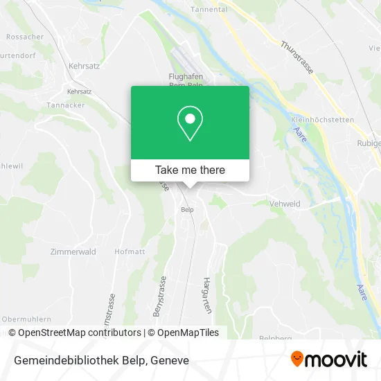 Gemeindebibliothek Belp map