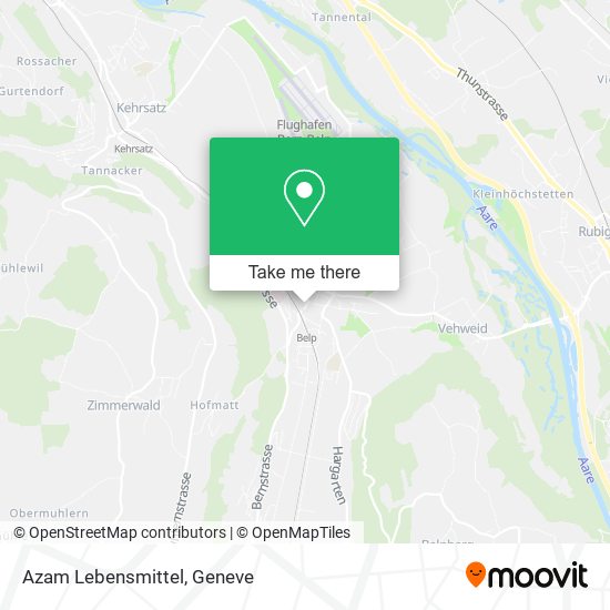 Azam Lebensmittel map
