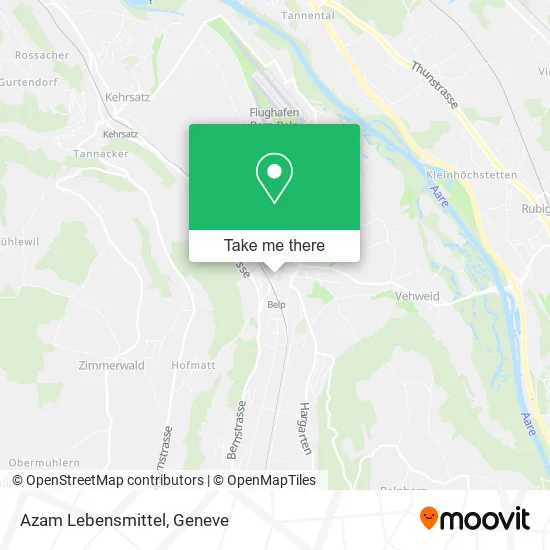 Azam Lebensmittel map