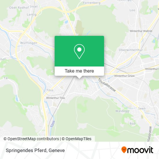 Springendes Pferd map