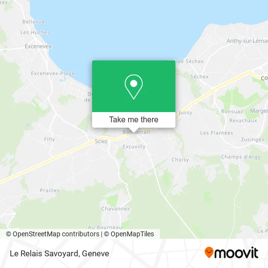 Le Relais Savoyard map