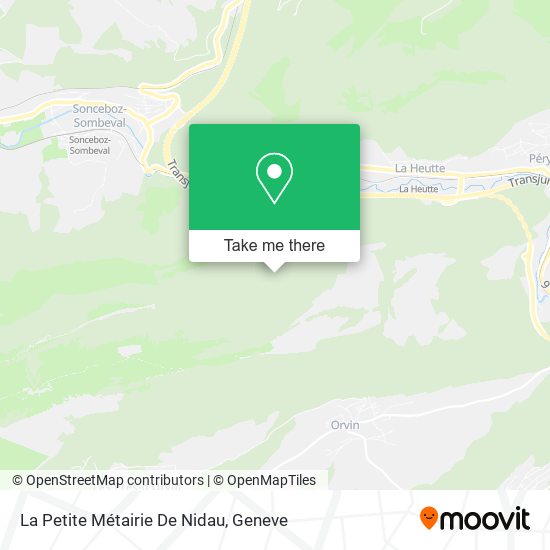 La Petite Métairie De Nidau map
