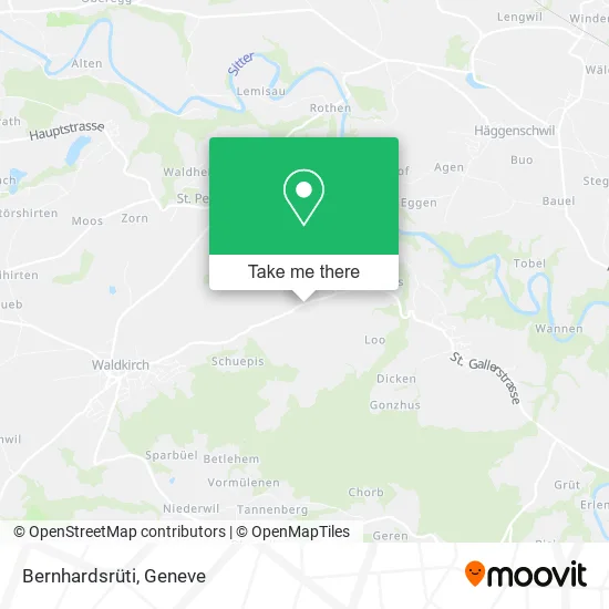 Bernhardsrüti map