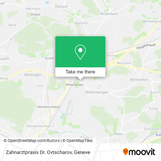 Zahnarztpraxis Dr. Ovtscharov map