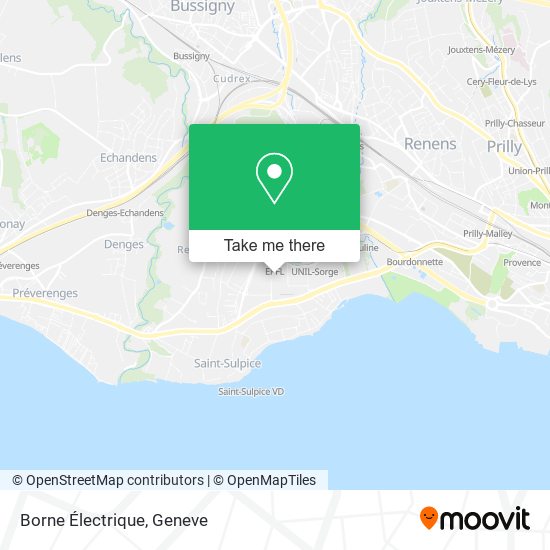 Borne Électrique map