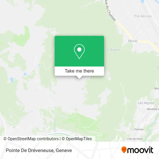 Pointe De Dréveneuse map