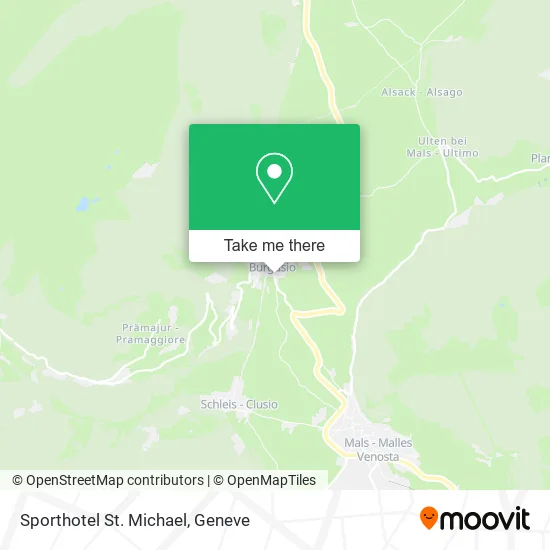 Sporthotel St. Michael map