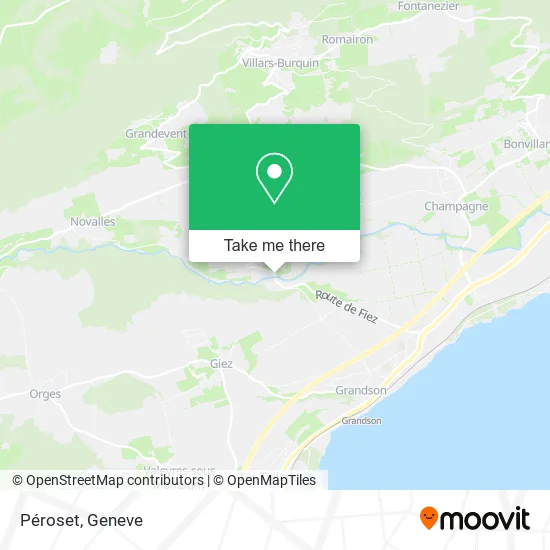 Péroset map