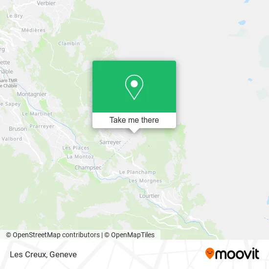 Les Creux map