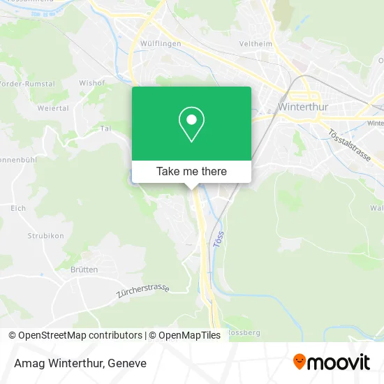 Amag Winterthur map