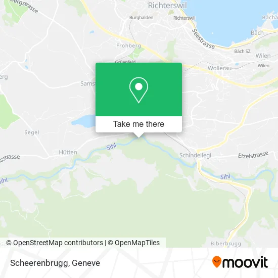 Scheerenbrugg map